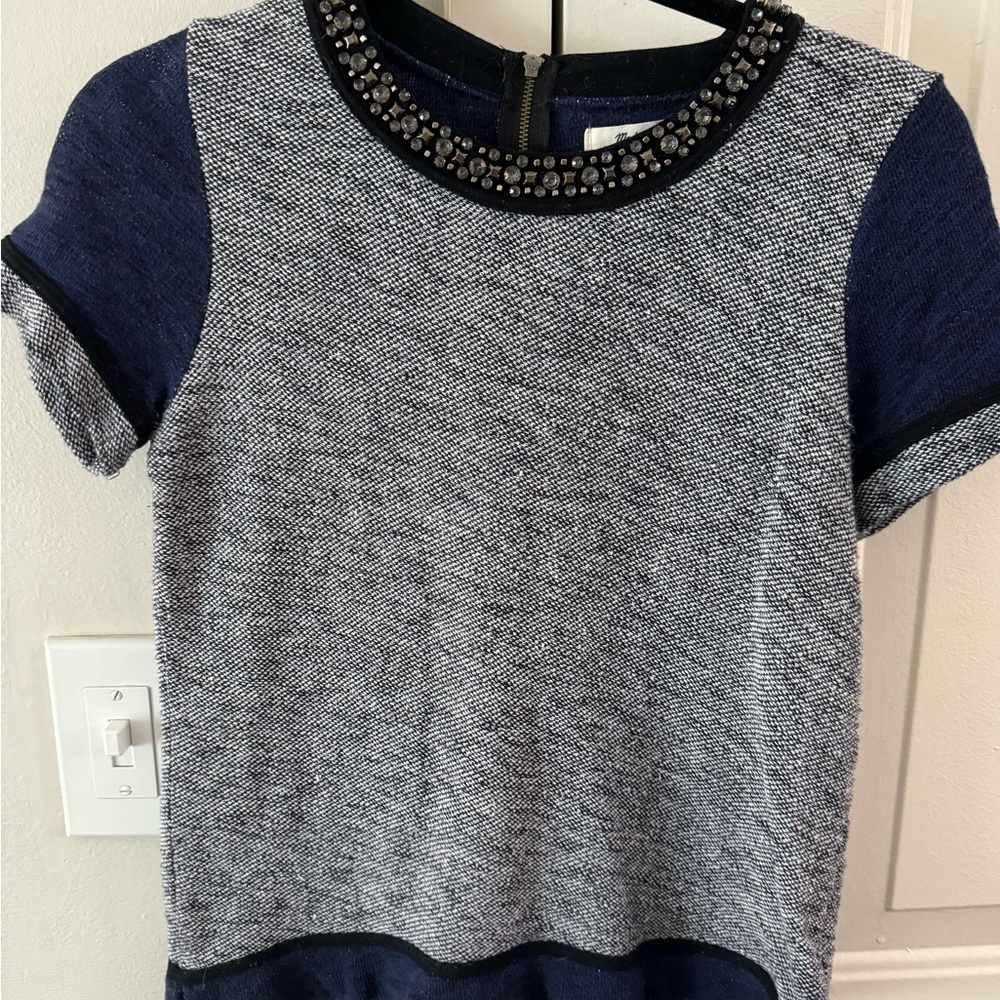 Madewell jeweled sweater top